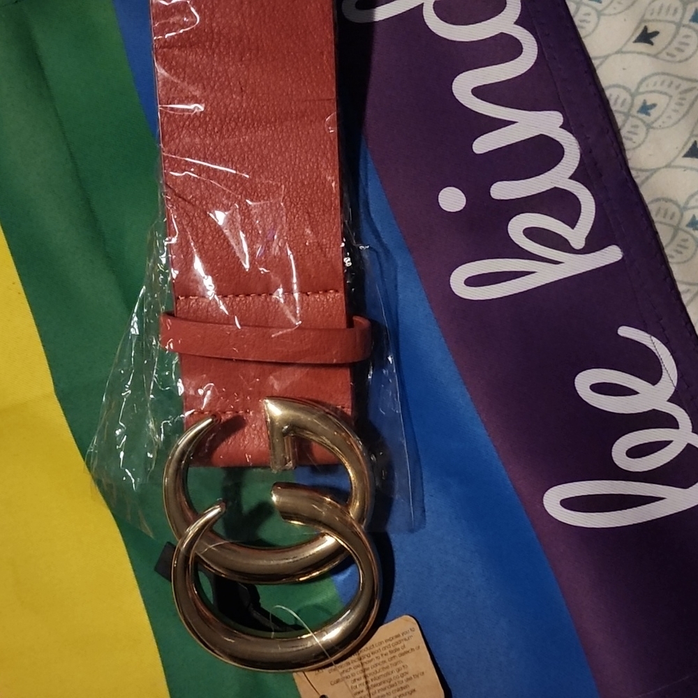 CG fashion leather belt